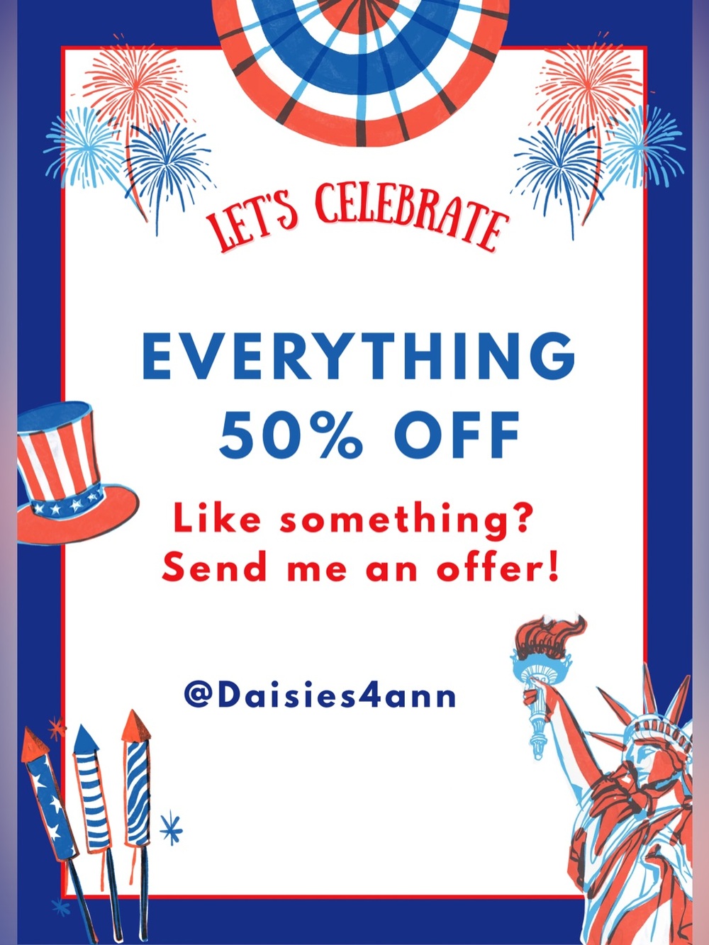 50% Off sale!